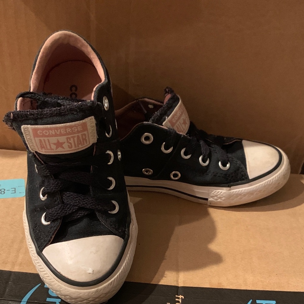 Converse Black and White High-Top Sneakers